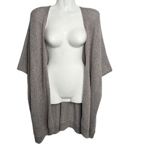 Aritzia Community Knit Open Ionic Cape Grey XXS